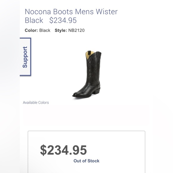 Nocona Men’s Boots - Picture 11 of 11